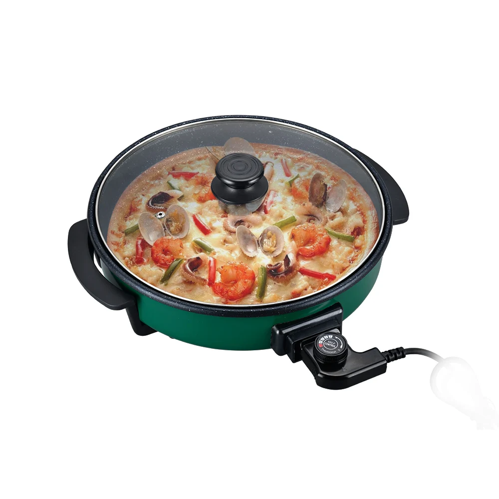 Electric Skillet Aluminum Cooking Frying Pan Non Stick Electric Egg Fry Pan Pot