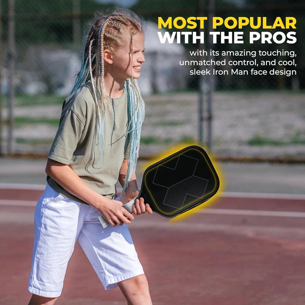 Термоформованное цегольное соединение из углеродного волокна Pickleball Paddle улучшенное вращение одобрение США