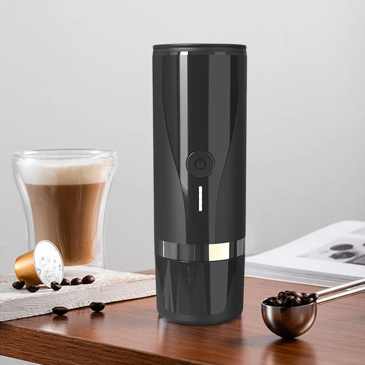 PCM00 Espresso Machine Capsule Coffee Portable Electric Espresso Portable Coffee Maker Aluminum OEM 1 Set Free Spare Parts 110