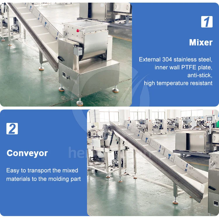 OCEAN Automatic Cereal Bar Granola Form Machine Grain Chocolate Bar Production Line Nut Bar Machine