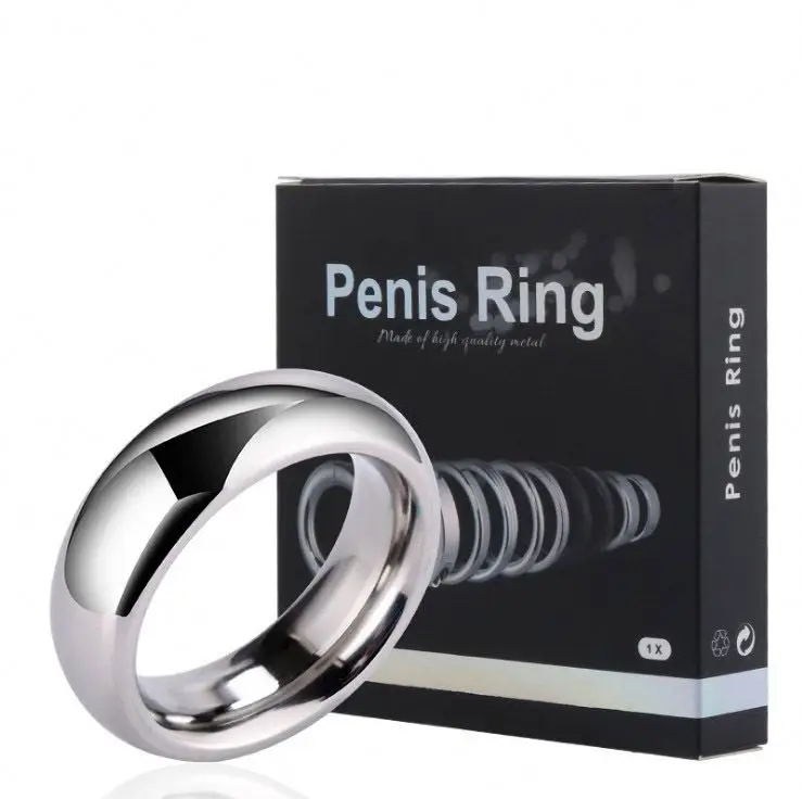2020 Adult Sex Products Metal Stainless Steel Penis Ring Glans Ring Weighted Cock Ring