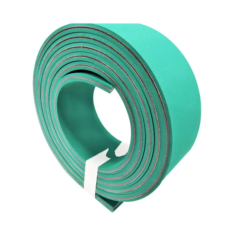 
6.0mm thickness green&green power transmission flat belt drive 