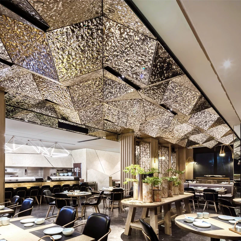 ZB891 гостиничные проекты 4X8 настенная декоративная потолочная панель 201 304 цена из нержавеющей стали волнистые