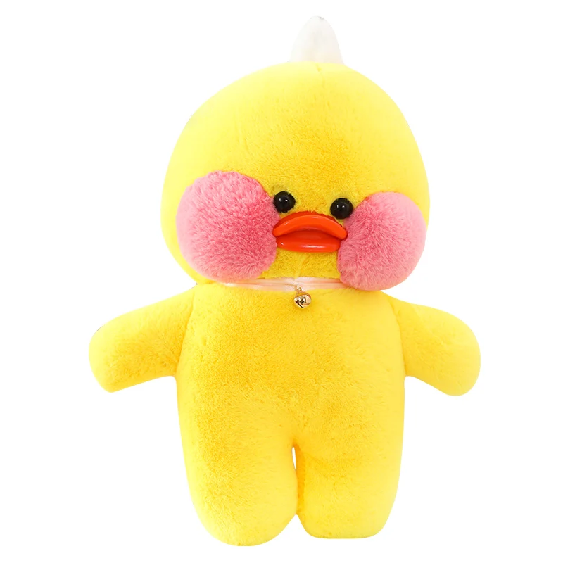 30CM Cartoon Cute LaLafanfan Cafe Duck Without Coat Plush Toy Stuffed Soft Kawaii Duck Doll Plush Toys