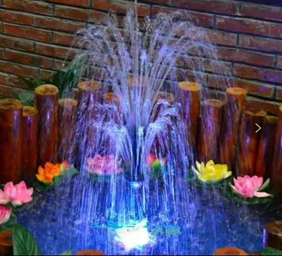 Fountain Equipment Three Tier Flower Shape Brass Fountain Jet Nozzle