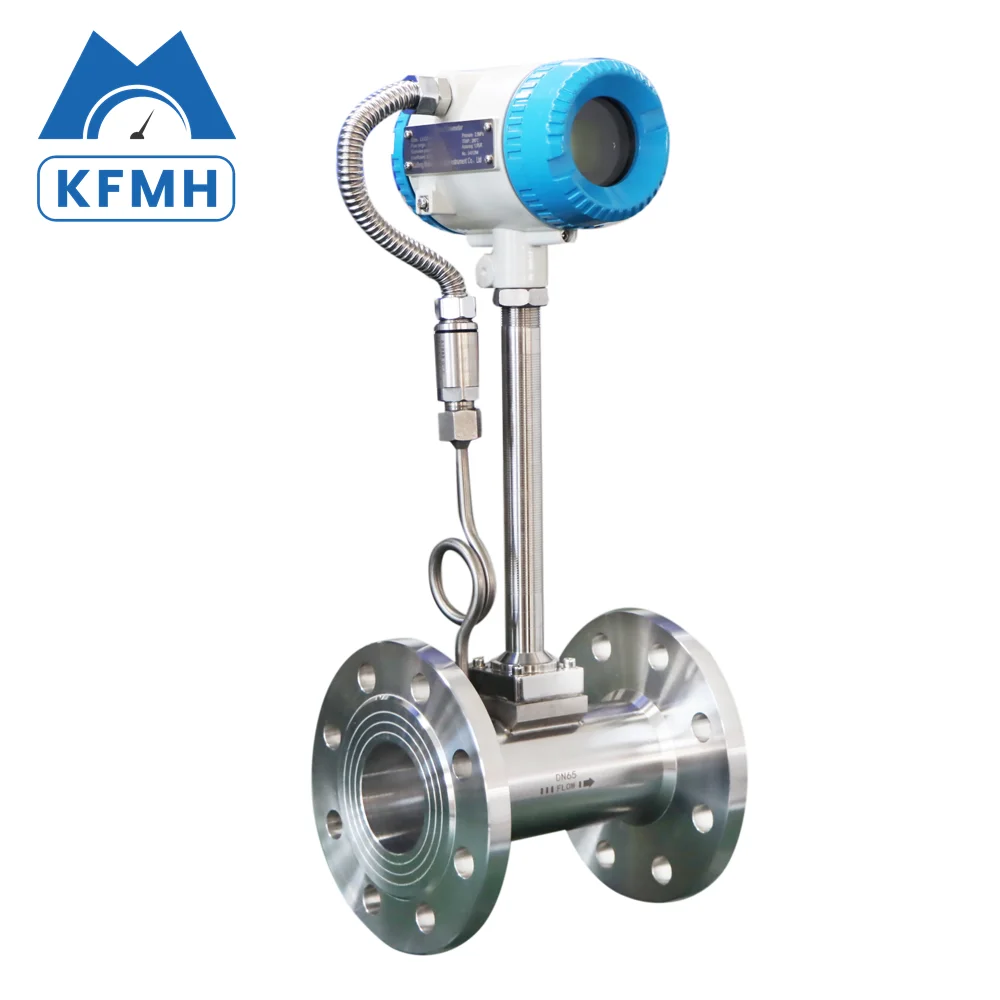 6inch Liquor Flowmeters Rs485 Clean Liquid Flow Meter Vortex Flowmeter