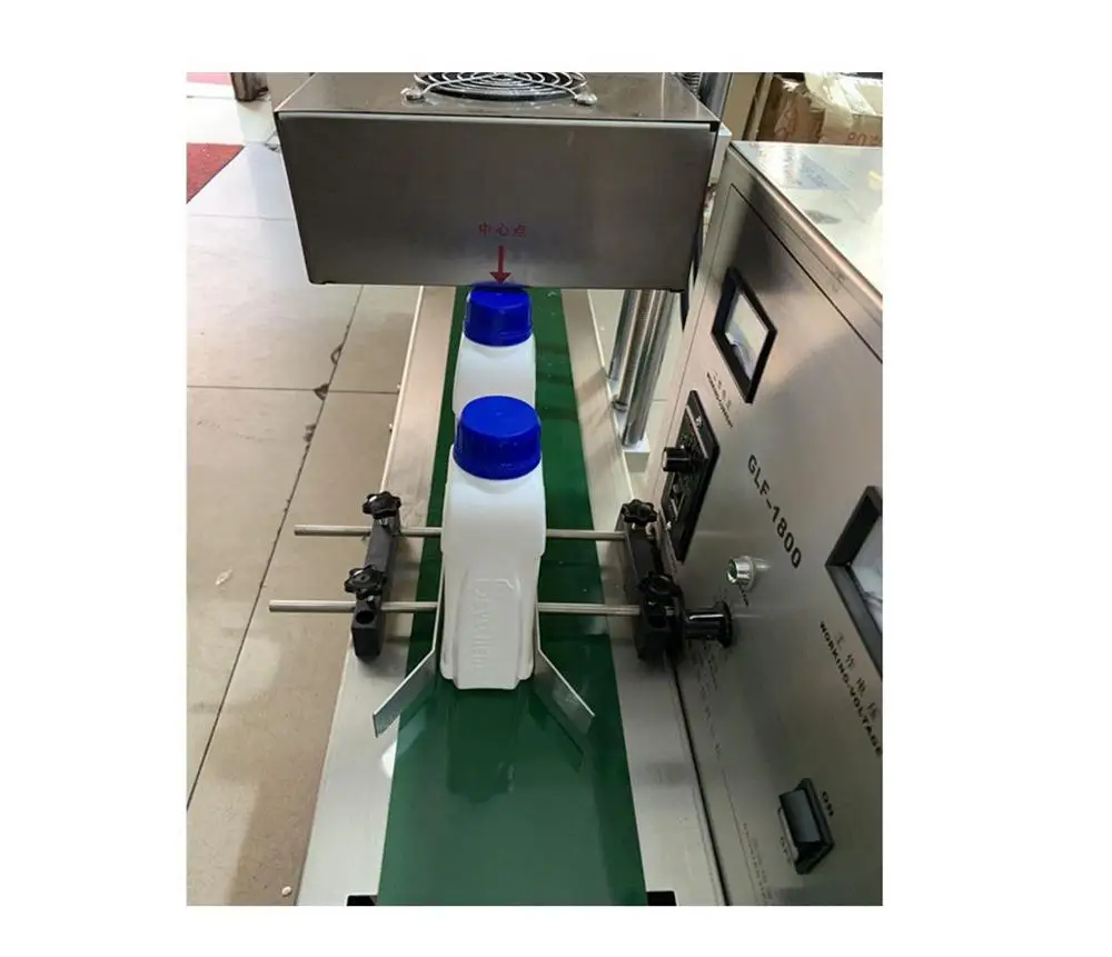 Новая Индукционная РЕТ банка обрабатывающая машина для пластичных крышков фольги запечатывания GLF-1800