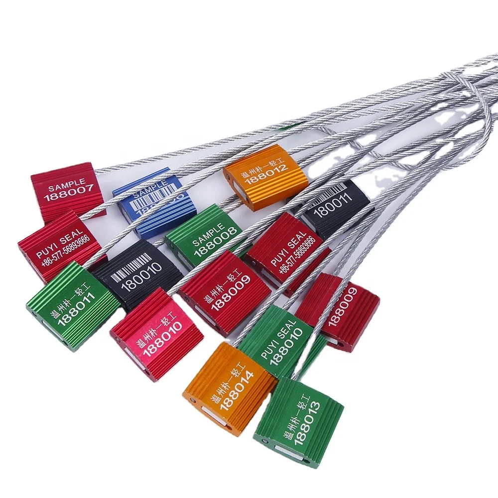 5.0mm High Security Tamper-Evident Aluminum Alloy Rope Seal Safety Cable Wire seal
