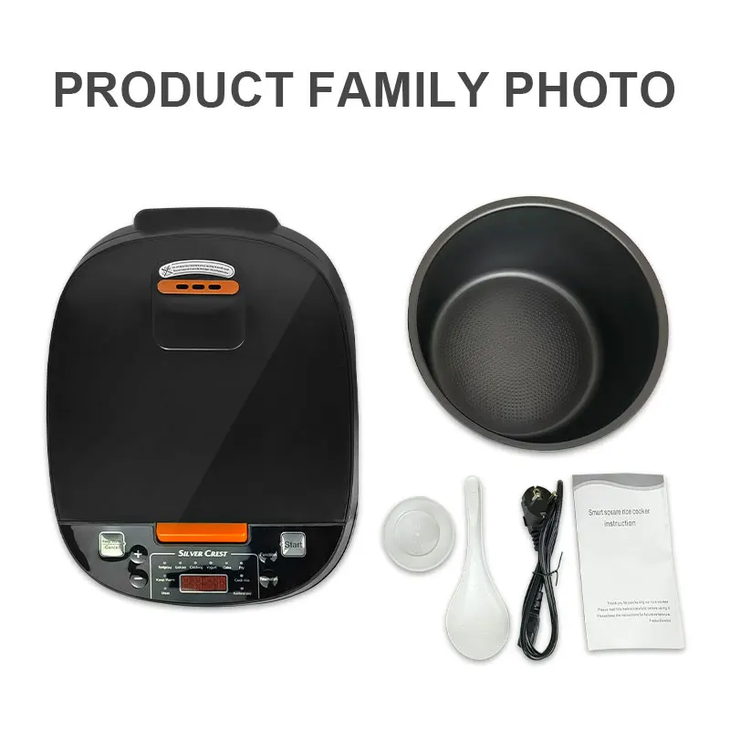 Оригинальная антипригарная рисоварка на заказ, 5 л, Серебряный Цифровой гребень, электрический рисоварка из Гуандуна