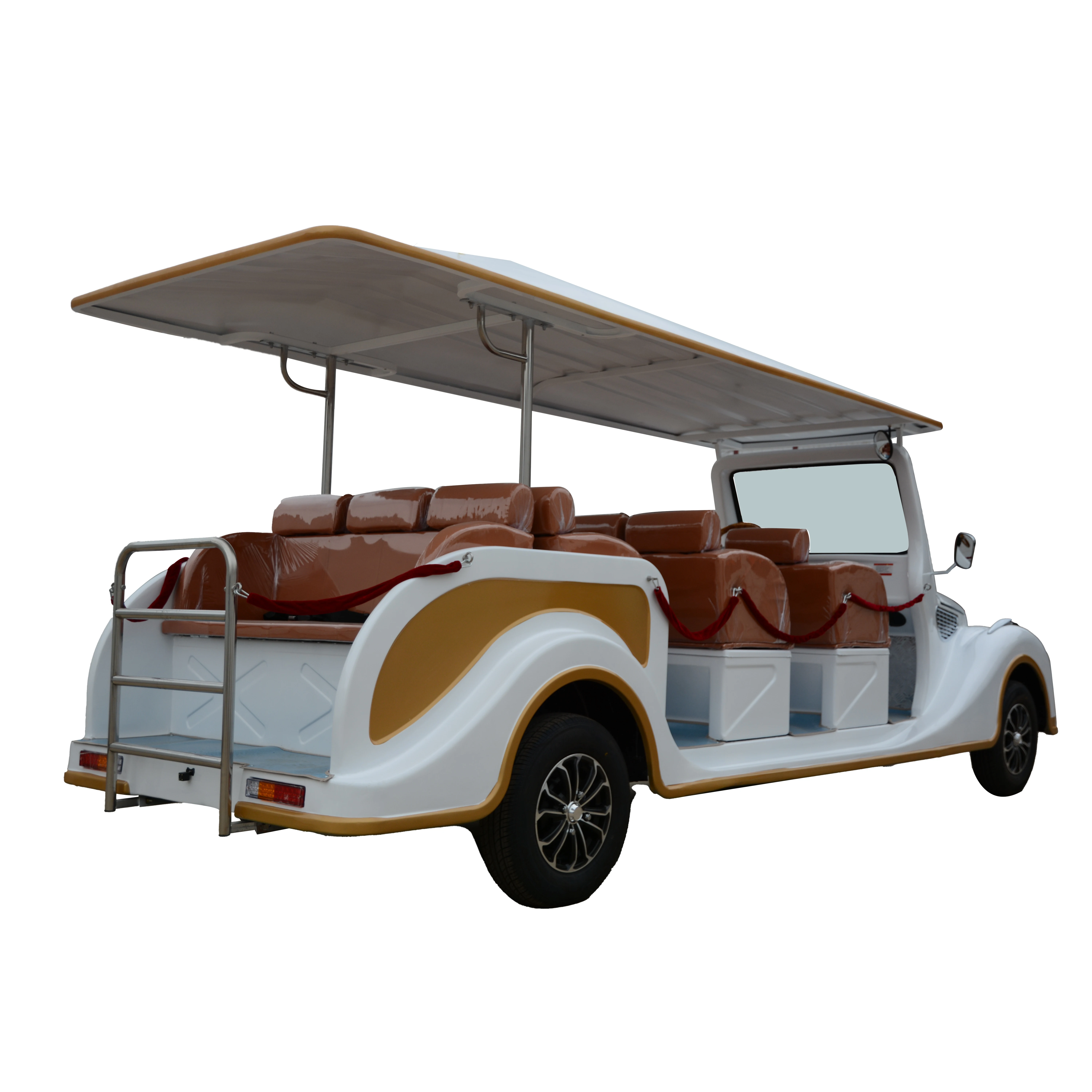 Заводская распродажа 4 колеса сиденье Электрический туристический небольшой автобус экскурсионный