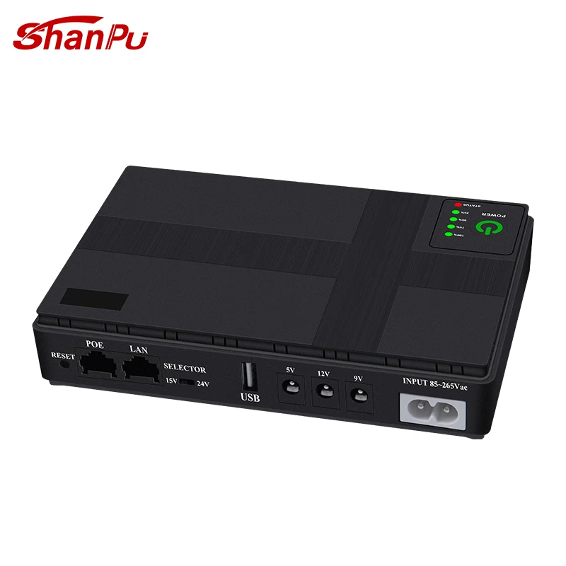 Портативный мини-источник питания DC UPS 18 Вт мини-UPS подходит для Wi-Fi маршрутизатора CCTV Емкость 8800 мАч