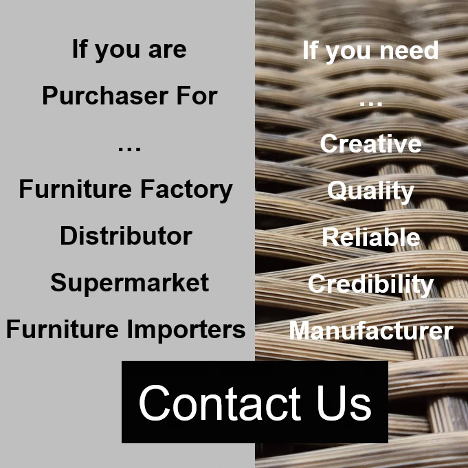 Rino Factory Wholesale Outdoor Furniture Lounge Wicker PE Weaving Roll Artificial Plastic Synthetic Rattan Strip Material
