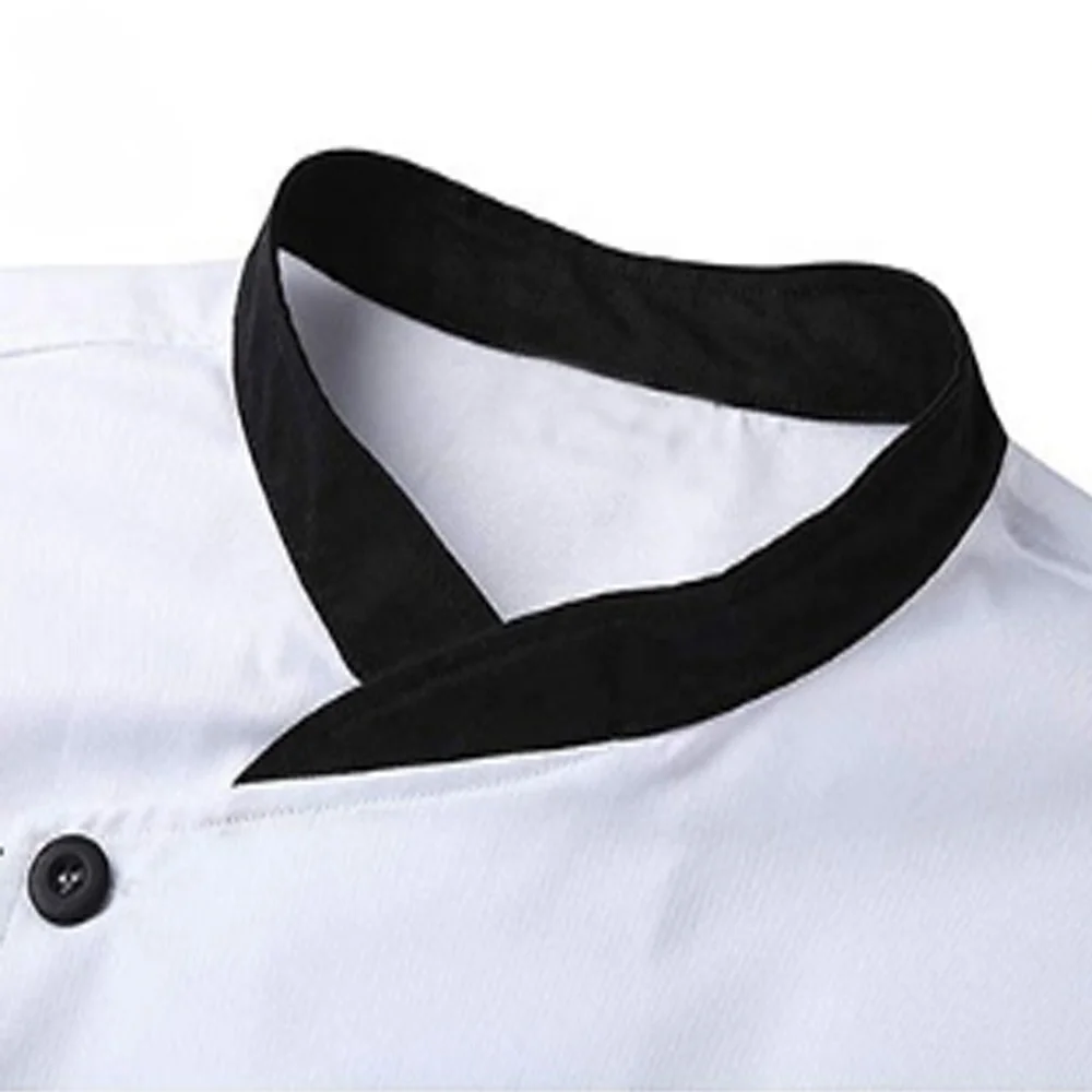Good Quality Basic Fit Chef Coat Premium Cotton Twill Cheap Chef Jacket , Short Sleeve Designer Chef Coats