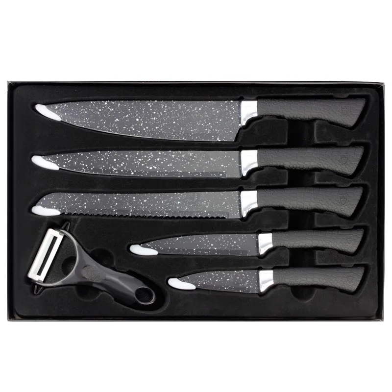 OEM/Professional Non-Stick Coating Kitchen Knives Stainless Steel Kitchen Knife Set Chef Knife Fruit Slicing Cleaver