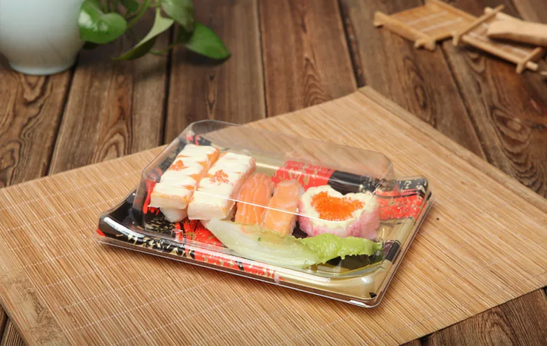 Wholesale Disposable Plastic Sushi Tray Food Container disposable plastic sushi tray Sushi container