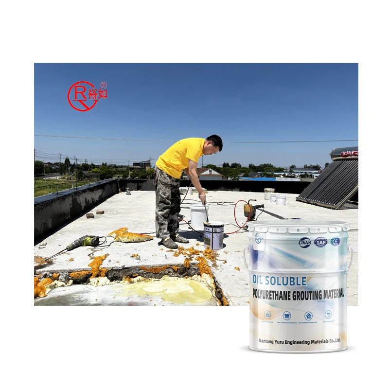 Yu Ru High Quality Polyurethane Foam Grouting Oil Based PU Foaming Agent Hydrophobic Injection Grouting