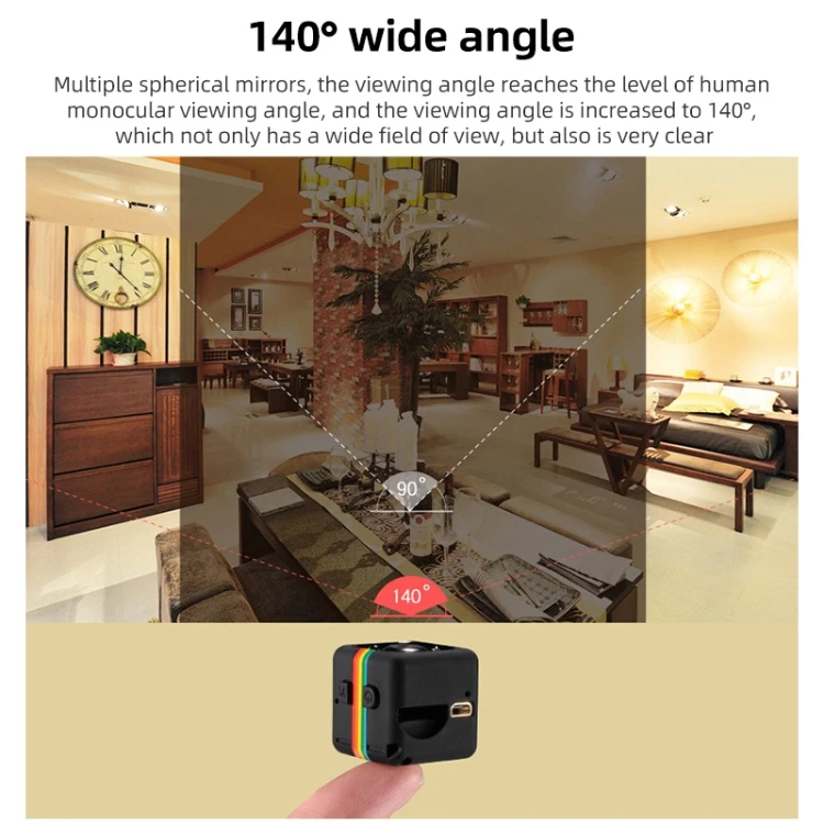 Dropshipping Mini DV HD 1080P 6 LEDs Sport Recorder Camera with