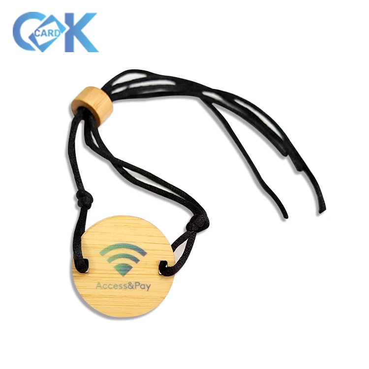 Best Price Custom Round Room Door Smart Lanyard KeyTag Access Control System Wooden Hotel Key Cards