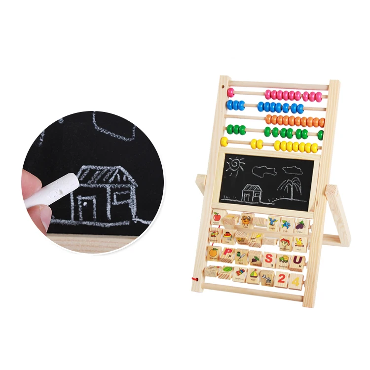 BDJ Hotsale Early Intelligence Baby Educational Toys Wooden Black& White Drawing Board Toys