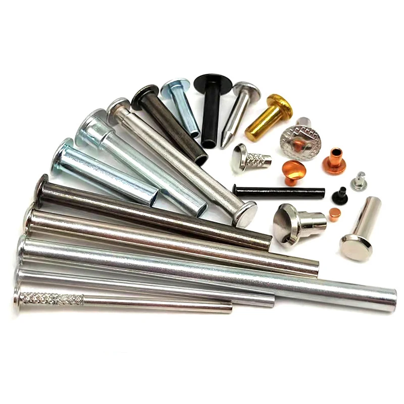 Customized   Manufacturer, Miniature Semi Tubular Metal Rivet Remaches For Furniture