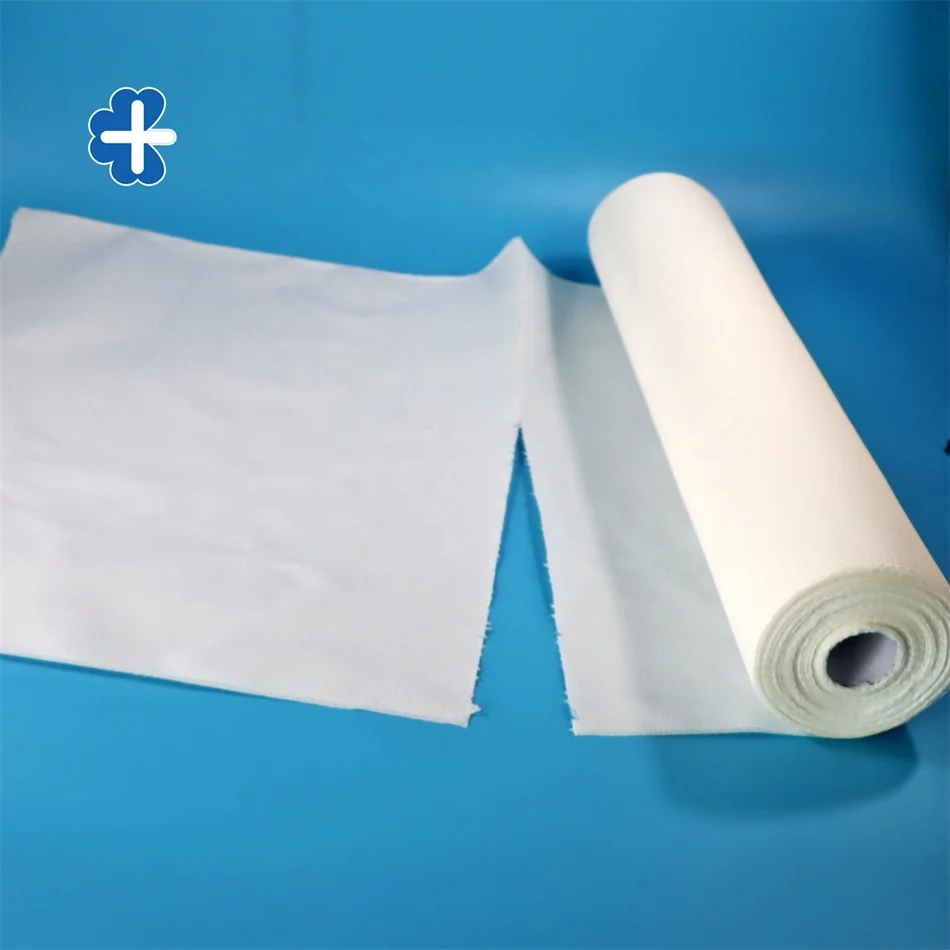 China Manufacturer Suning Disposable Medilca Couch Roll Examination Bed Paper Roll