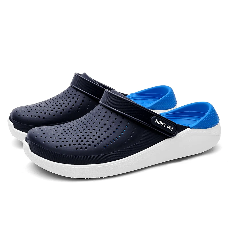 
2020 Men Slip-On Shoes Water Shoe Los Hombres Zuecis Zapatos De Cyero Female Male Cancas Croc Clogs Shoes Slippers Beach Sandals 