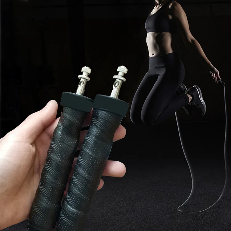 
Non Slip Workout Adjustable Gym Fitness Exercise Professional Twisted Handle Skipping Speed Jump Rope 