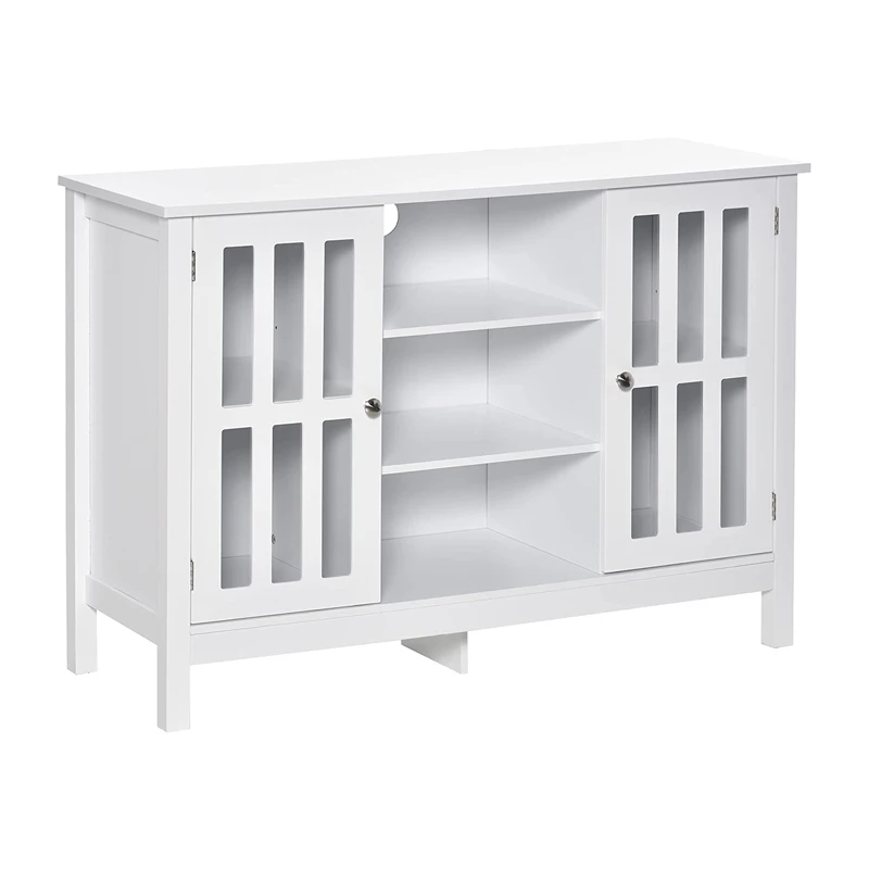 Multifunctional Solid Wood Storage Classic Sideboard Cabinet Antique 2-door MDF Wooden Buffet/ Dining Room Storage Cabinet