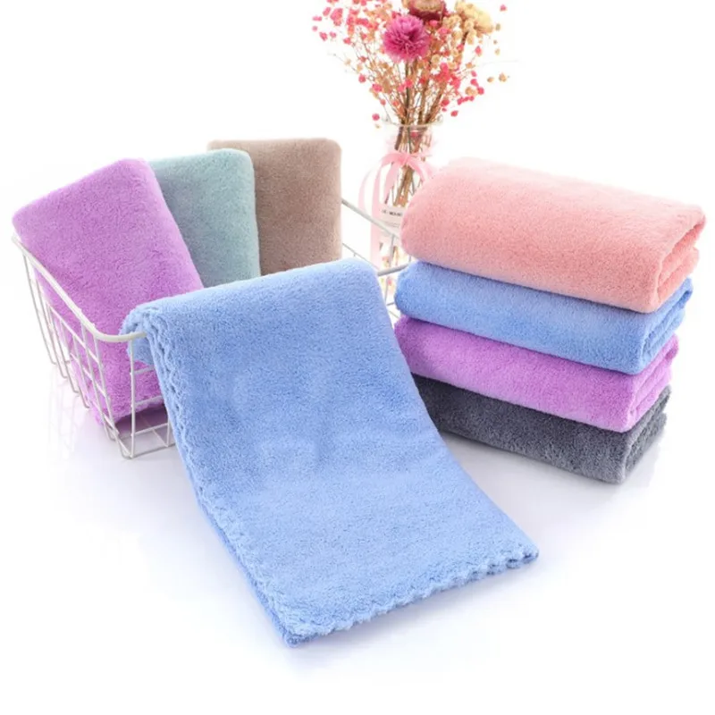 Hot selling Adult coral fleece thickened bath towel microfiber absorbent quick-drying bath towel