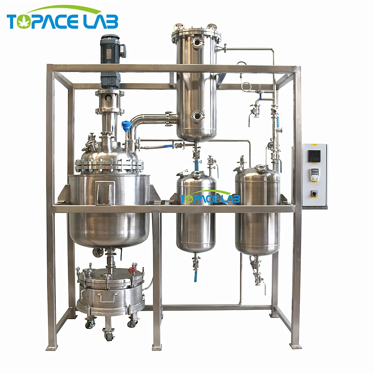 Высококачественный реакторный блок кристаллизации 50l 100l 200l реактор из нержавеющей стали с резервуаром
