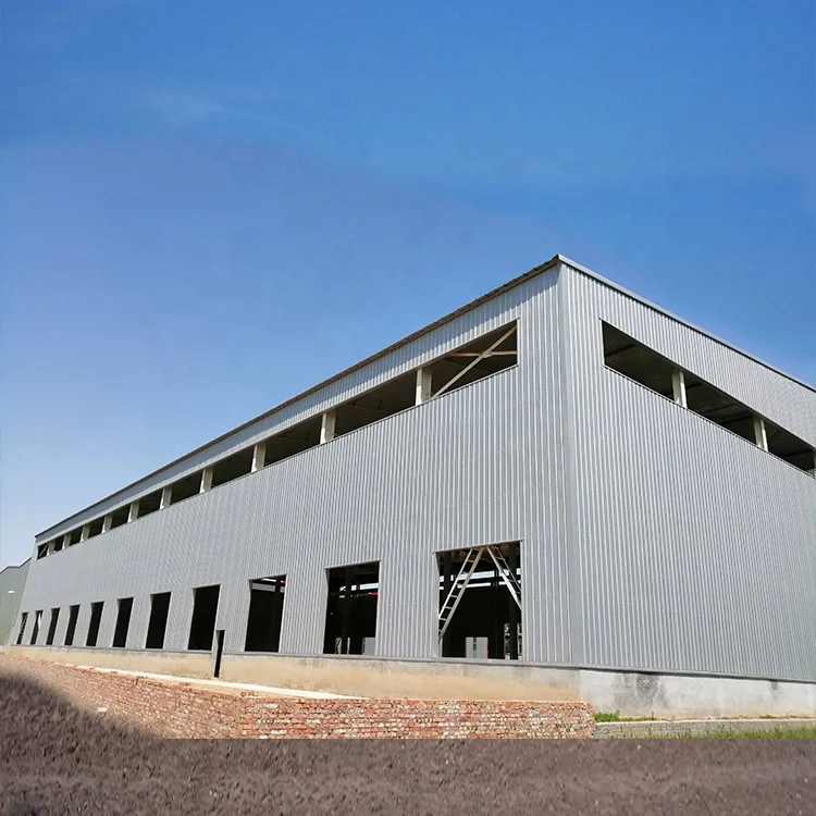 Hebei Prefab Steel Frame Workshop Garage Shed Metal Steel Structure Buildings Warehouse