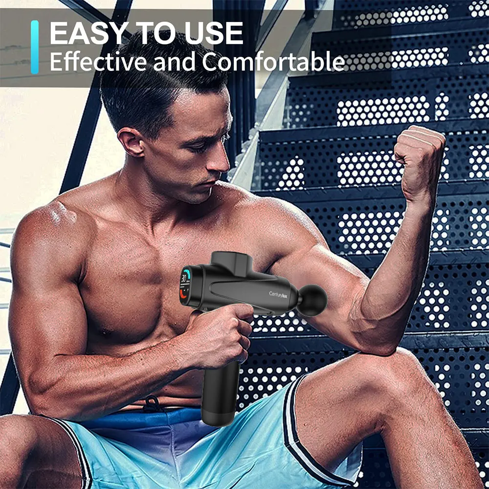 M0530 New Products Idea 2024 100% Full Test Custom Labels Electric mini charging fascia gun vibration massage machine