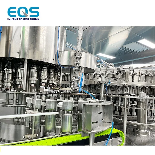 Germany Quality 36000BPH Combi-block Blowing Filling Capping Complete Carbonated Drink Bottling Line