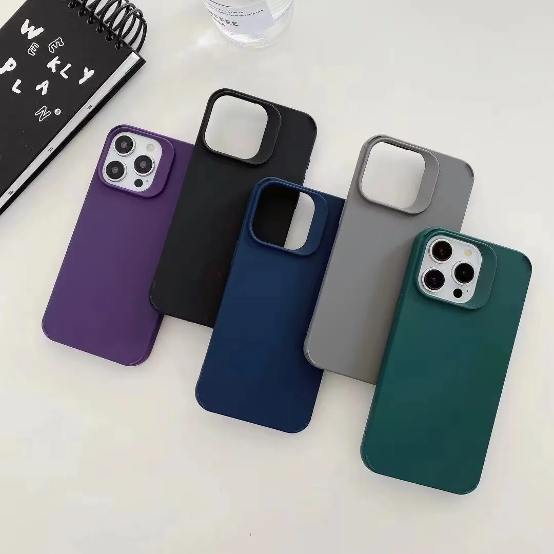 Cheap quadrangle raised flannel cell phone case for 1+7 Scrub soft solid color TPU anti-fall protective cover for Tecno SPARK9T