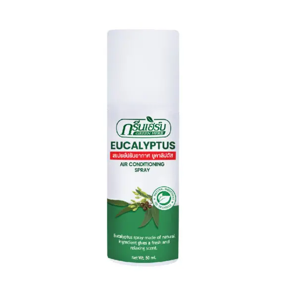 Green Herb Eucalyptus Air Conditioning Spray Multipurpose Spray Containing Natural Eucalyptus Oil Used Air Refreshing