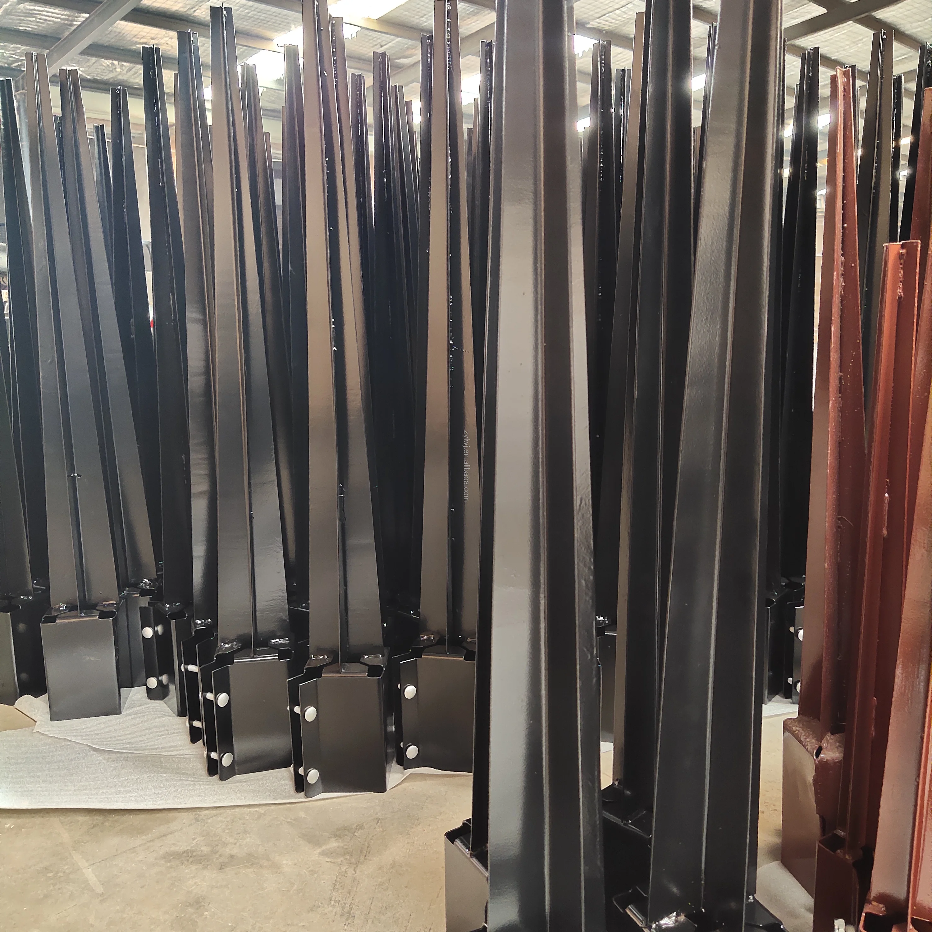 powder coated ground square spike post anchor spike  for  post