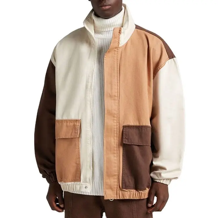 Good Selling University Pink Jean Team Sherpa Duffle Jacket For Man 2021