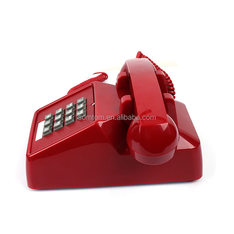 New Model High Quality Hotel Corded Telephone Smartphone Design Amplified 40DB Desk Corded Telephone