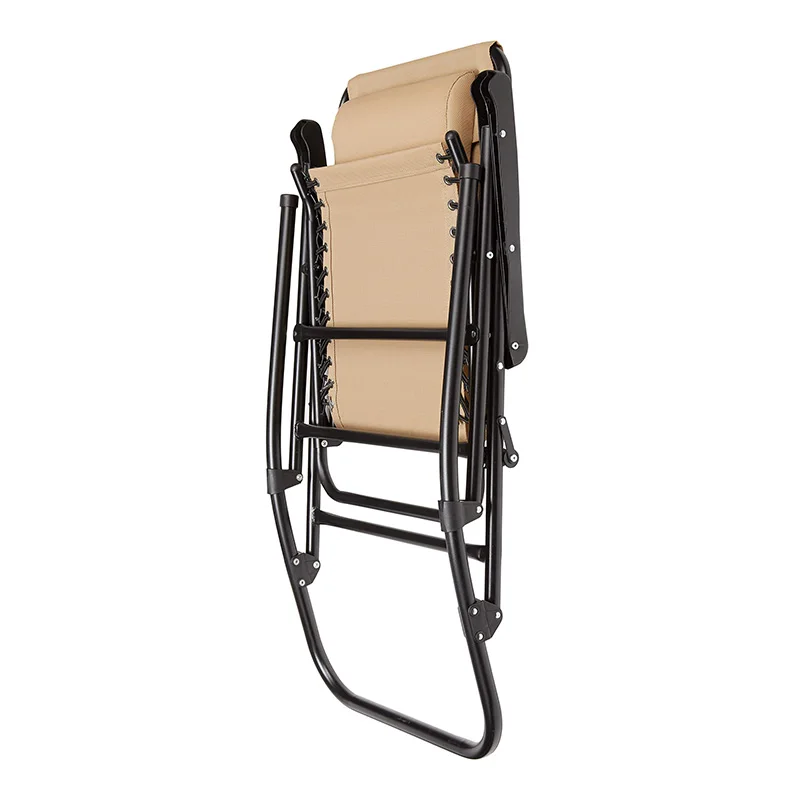 Zero Gravity Oversized Mesh Back Recliner Chair XL with Lumbar Support Pillow Padded Seat Adjustable Patio Lounge Chair