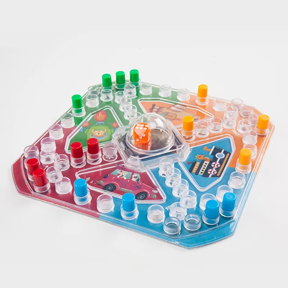 
Miniwhale 2020 hot sale Custom Pop N Hop Flying chess game painting two in one suit kis toy 