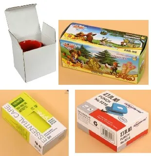 carton printing slotting die-cutting cartonning box making machine box cartoning machine