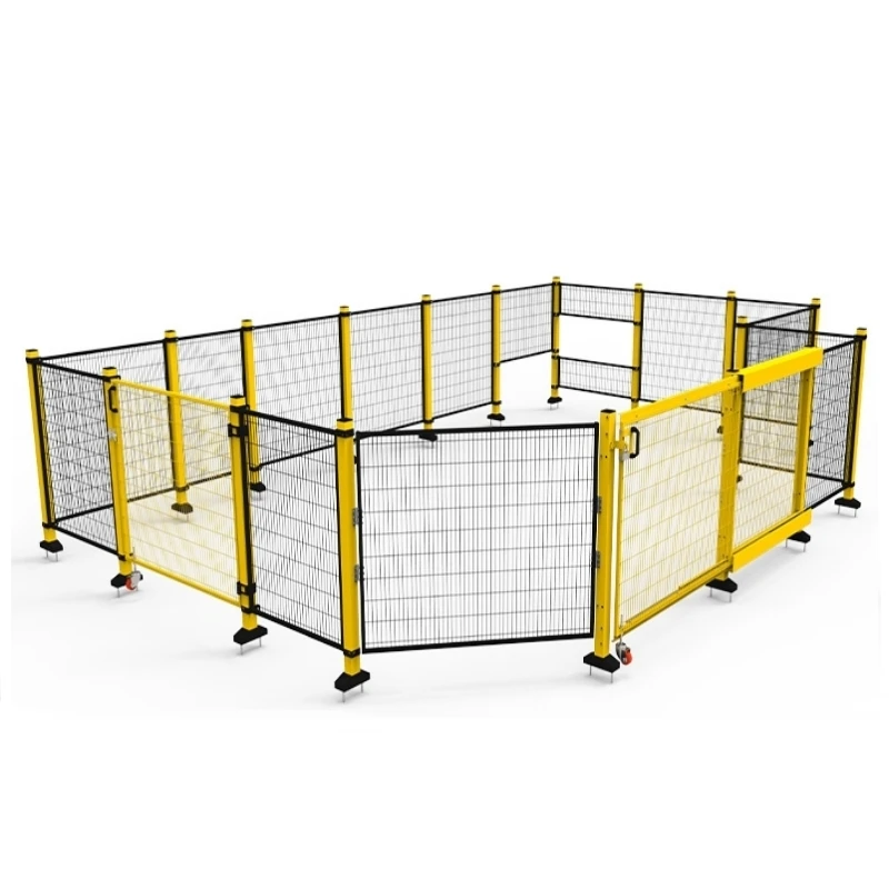 Infinity Engineering Services Industrial-Style Safety Fence Farms Easily Assembled Steel Rail Fence Welded Wire Industrial