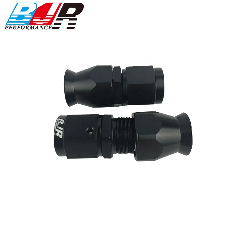 BJR AN6 PTFE алюминиевые прямые гнездовые фитинги для