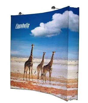 Aluminum Background Bracket  Custom Fabric Pop-Up Banner Bracket for Exhibition