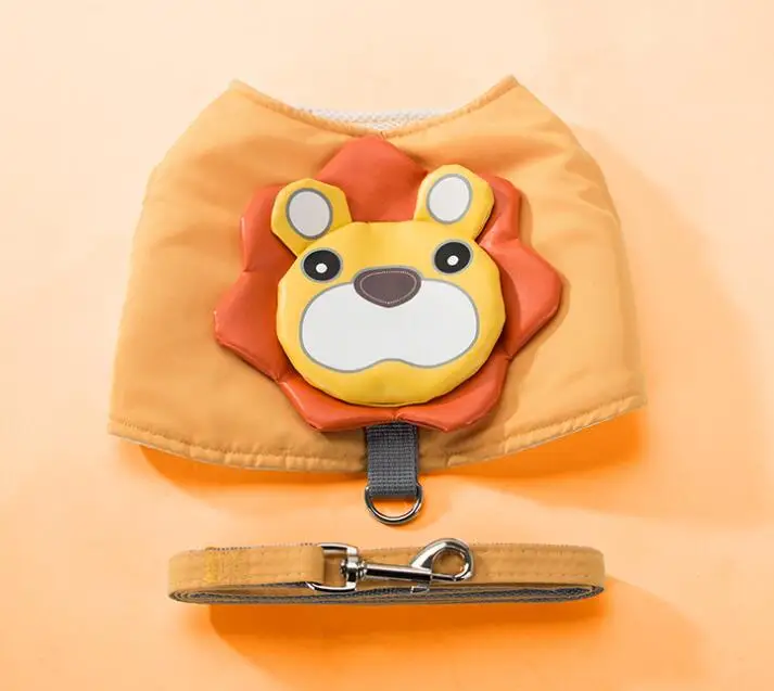 Wholesale Adjustable Pet Cat Vest Harnesses dog collar Cat Harness and Leash Set for Walking