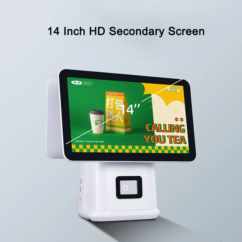 Cashier Machine Cash Register All In One Cash Register With 15.6 Inch Touch Screen