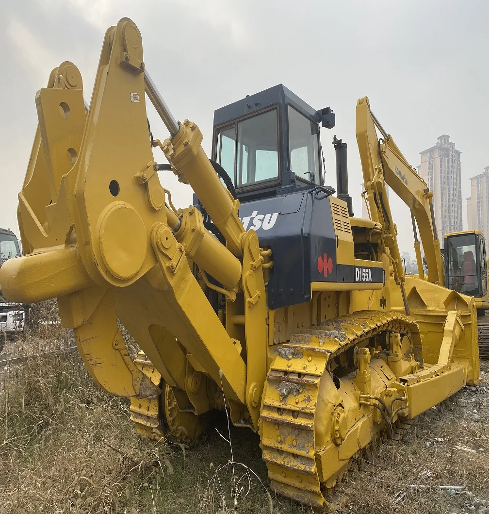 USED  JAPAN ORIGINAL KOMATS D155-2  BULLDOZER FOR SALE