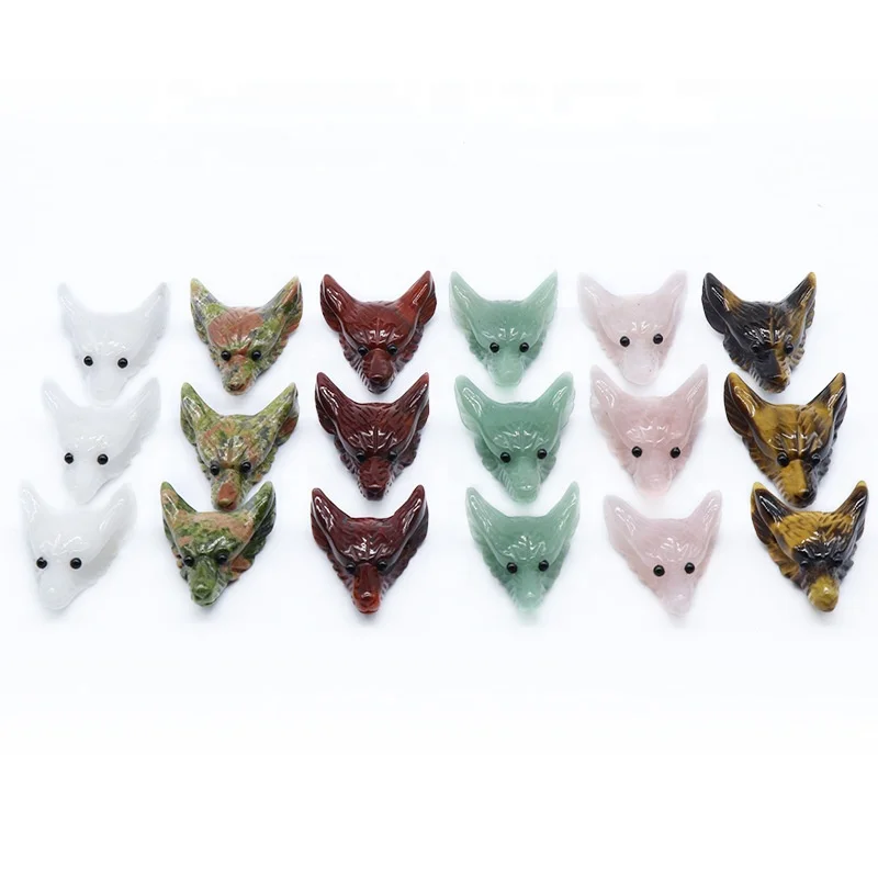 best selling  Tiger Eye Agate  handmade Carved Animals engraving semi-precious stone crafts crystal wolf figurine