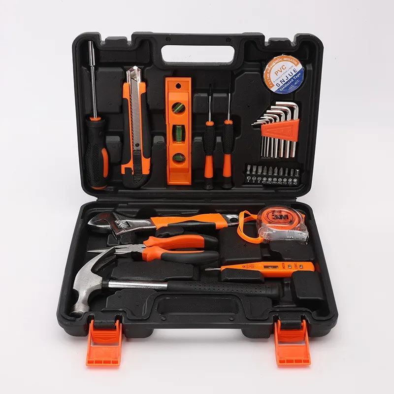 30PCS Hardware Toolbox Multi Function Hand Tool Sets Household Repair Tool Set