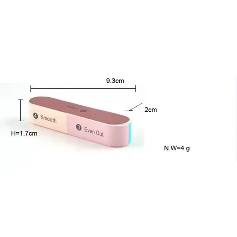 Wholesale 6-Step Mini Nail Buffer with Custom Logo 4 Sides Polish Buffer-Customizable Nail Polish Tool